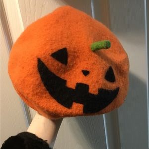 Halloween Pumpkin Beret